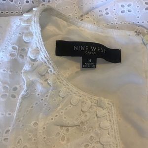 Nine West Dresses - Nine West white eyelet dress Nine West Dresses - Nine West white eyelet dress